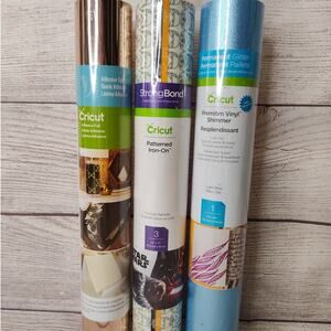 Cricut Specialty Rolls - Rose Gold Foil, Glitter Vinyl & Star Wars Iron Ons